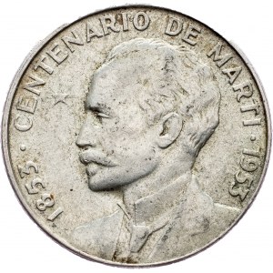 Cuba, 25 Centavos 1953