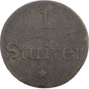 Curacao, 1 Stuiver 1822
