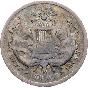 Guatemala, 1 Real 1863