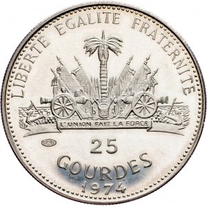 Haiti, 25 Gourdes 1974