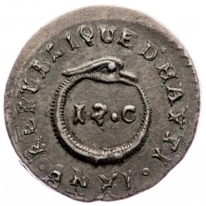 Haiti, 12 Centimes 1814 (AN XI)