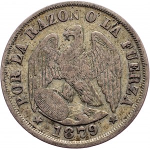 Chile, 20 Centavos 1879