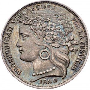 Peru, 1 Real 1880