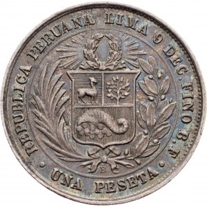 Peru, 1 Real 1880