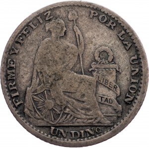 Peru, 1 Dinero 1903