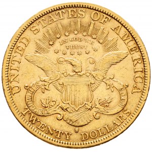 USA, 20 Dollar 1877, San Francisco
