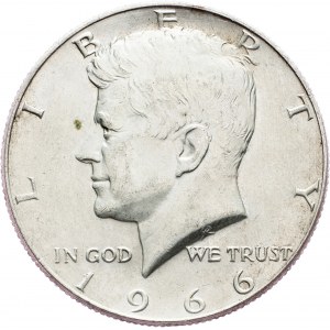 USA, 1/2 Dollar 1966
