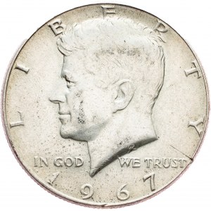 USA, 1/2 Dollar 1967