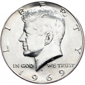 USA, 1/2 Dollar 1969, Denver