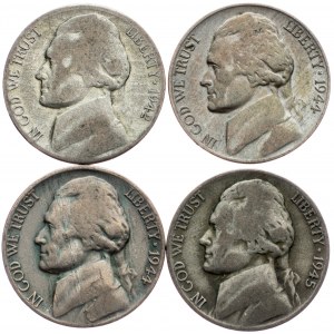 USA, 5 Cents 1942-1945