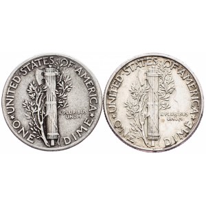 USA, 10 Cents 1944, 1945