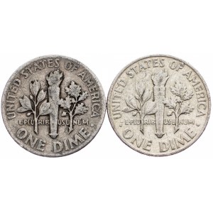 USA, 10 Cents 1947, 1964