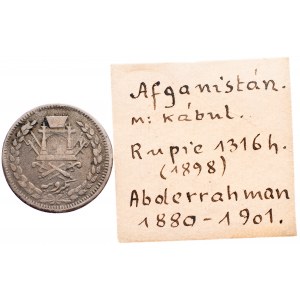 Afghanistan, 1 Rupee 1899