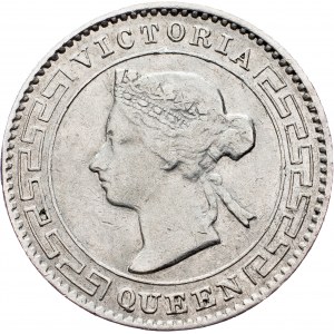 Ceylon, 10 Cents 1893