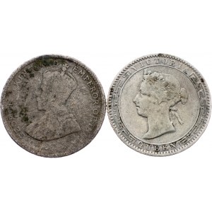 Ceylon, 25 Cents 1895, 1919