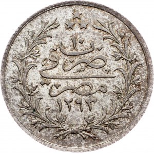 Egypt, 1 Qirsh 1884