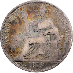 French Cochinchina, 20 Centimes 1879