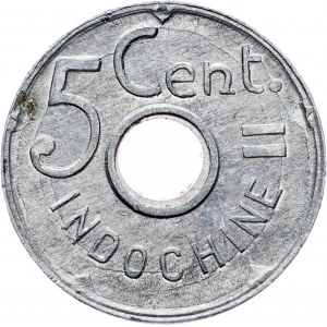 French Indochina, 5 Centimes 1943, Hanoi