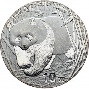 China, 10 Yuan 2002, Panda