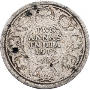 India - British, 2 Annas 1912