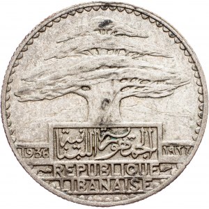 Lebanon, 50 Piastres 1936