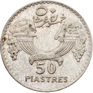 Lebanon, 50 Piastres 1936