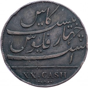 Madras Presidency, 20 Cash 1803