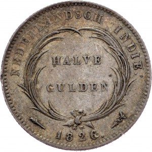 Netherlands East Indies, 1/2 Gulden 1826