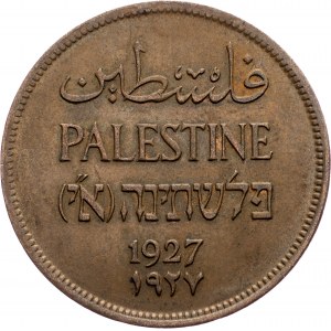 Palestine, 2 Mils 1927, London