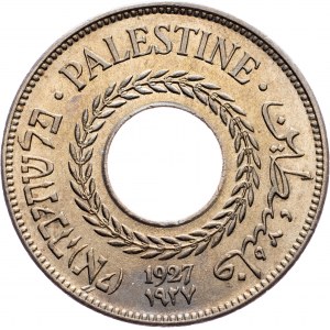 Palestine, 5 Mils 1927, London