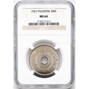 Palestine, 20 Mils 1927