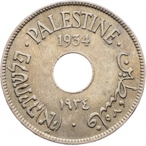 Palestine, 10 Mils 1934, London