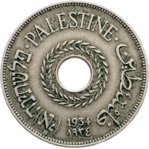 Palestine, 20 Mils 1934, London