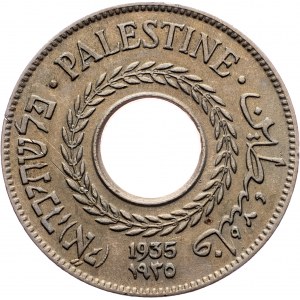 Palestine, 5 Mils 1935, London