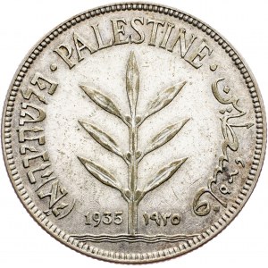 Palestine, 100 Mils 1935
