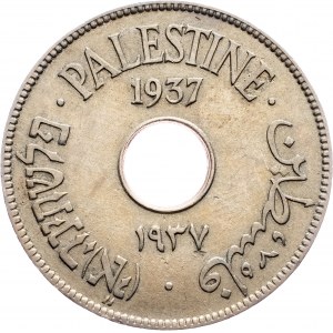 Palestine, 10 Mils 1937, London