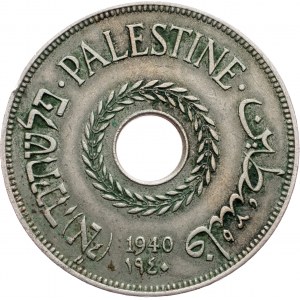 Palestine, 20 Mils 1940, London