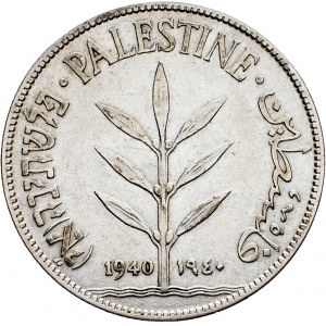 Palestine, 100 Mils 1940, London