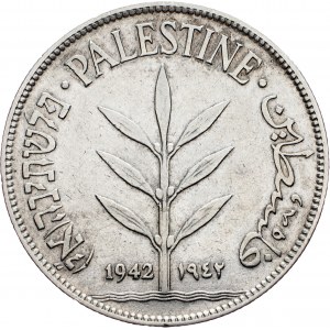 Palestine, 100 Mils 1942, London