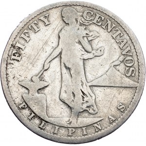 Philippines, 50 Centavos 1908