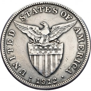 Philippines, 1 Peso 1912