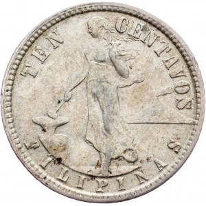 Philippines, 10 Centavos 1918