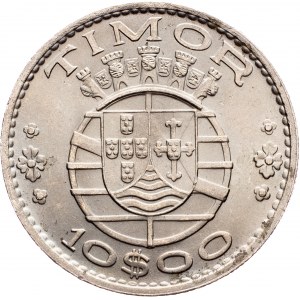 Portuguese Timor, 10 Escudos 1970