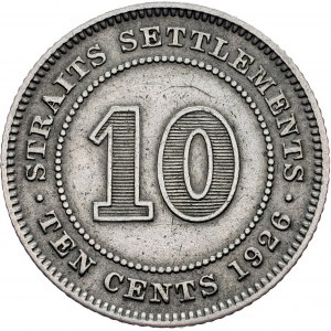 Straits Settlements, 10 Cents 1926
