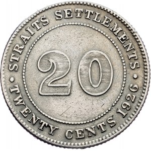 Straits Settlements, 20 Cents 1926