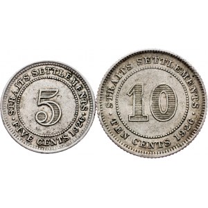 Straits Settlements, 5 Cents, 10 Cents 1926, 1926