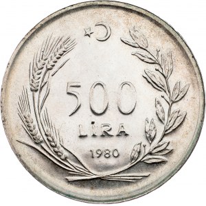 Turkey, 500 Lira 1980