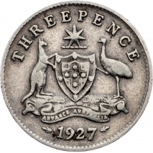 Australia, 3 Pence 1927