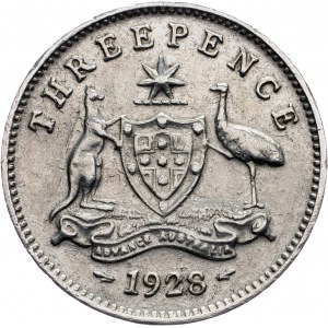 Australia, 3 Pence 1928