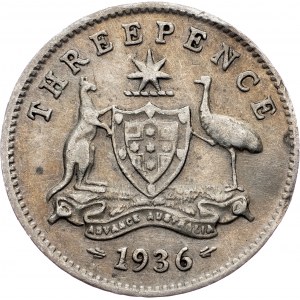 Australia, 3 Pence 1936